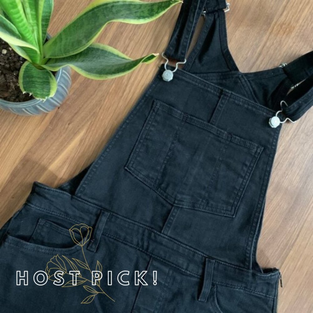 Levi's Black Skinny Overalls